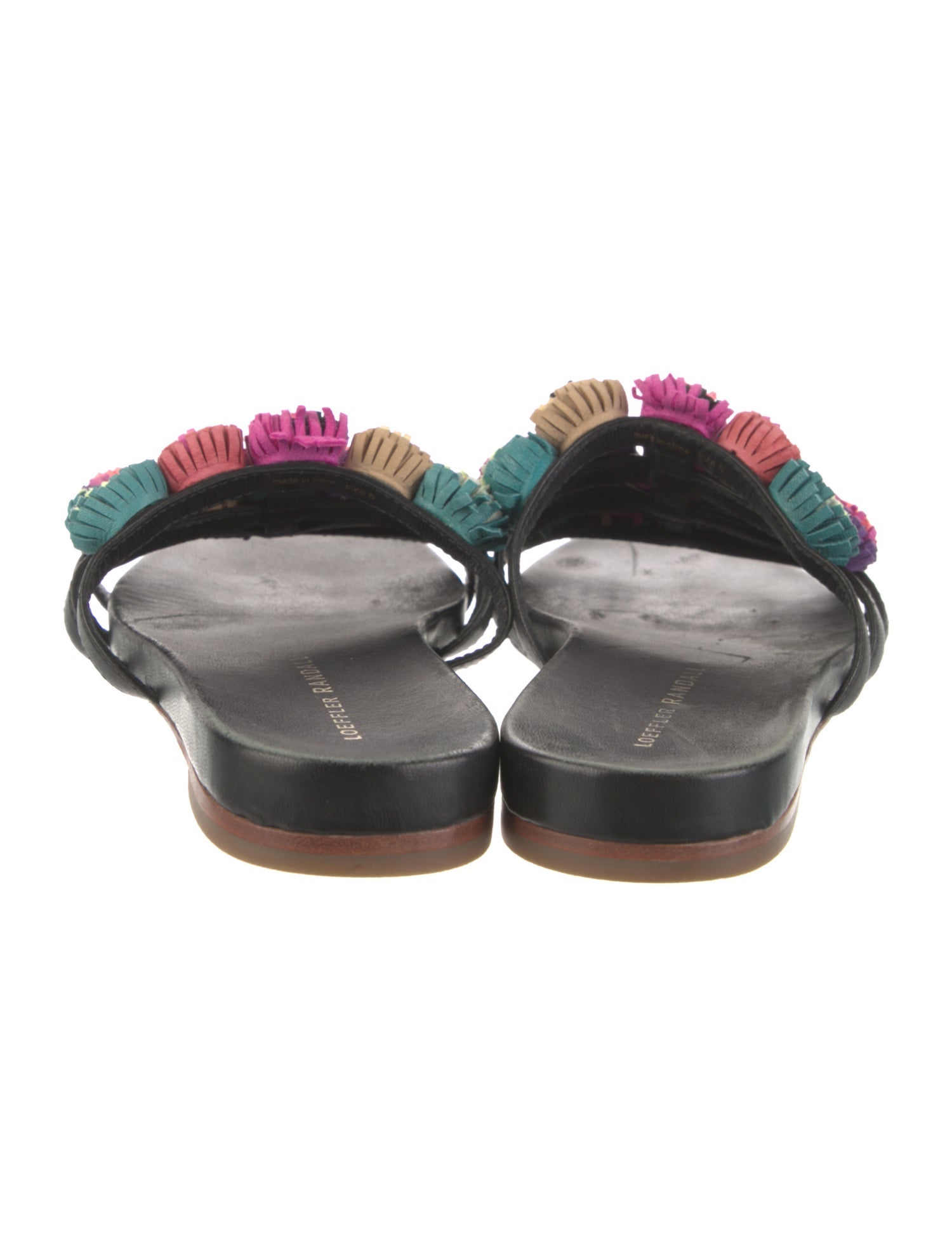 Loeffler Randall Leather Slides